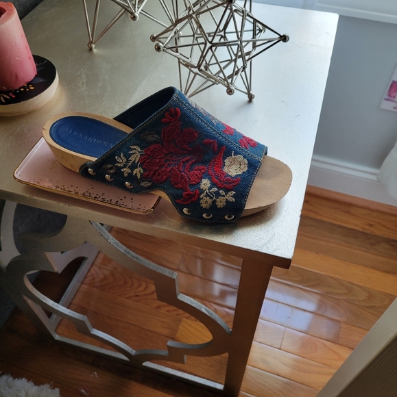 ❤️🔥❤️🔥❤️🔥ALEXANDER MCQUEEN denim clog!((RARE)) - Picture 9 of 9